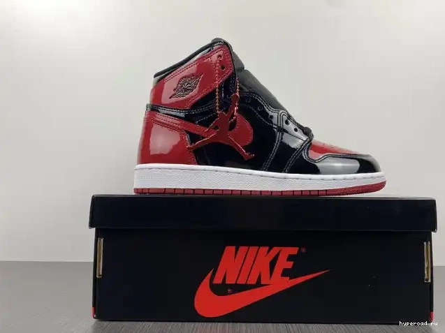 Jordan Air OG High 1 Patent 555088-063 Bred 0417
